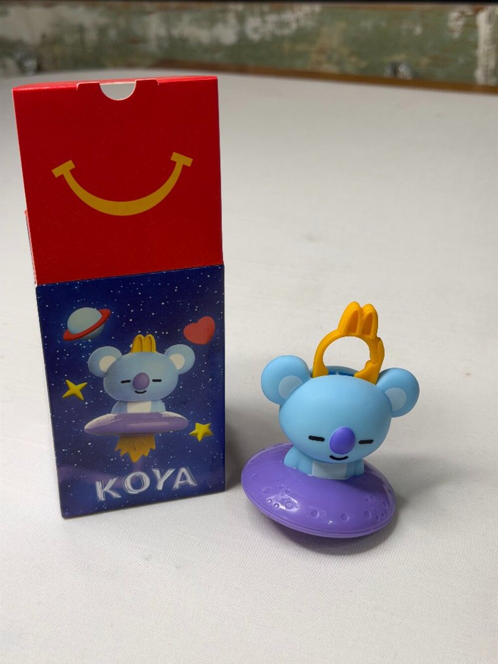 McDonald’s BT21 KOYA Space Toy BTS Happy Meal Collectible w/ Box